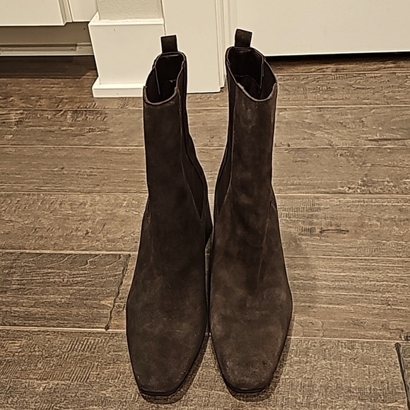 Blondo Suede Dark Chocolate Brown New Boots - sz 10 - Picture 6 of 9